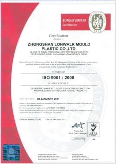 ISO9001:2008 Certification